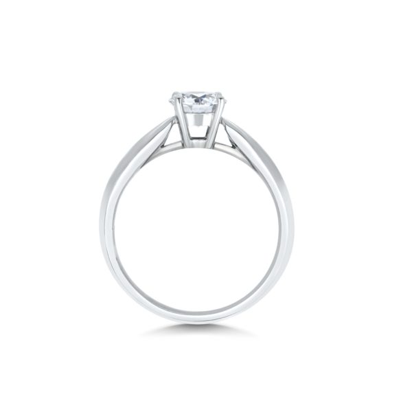 Ava Round Cut Diamond Solitaire Engagement Ring