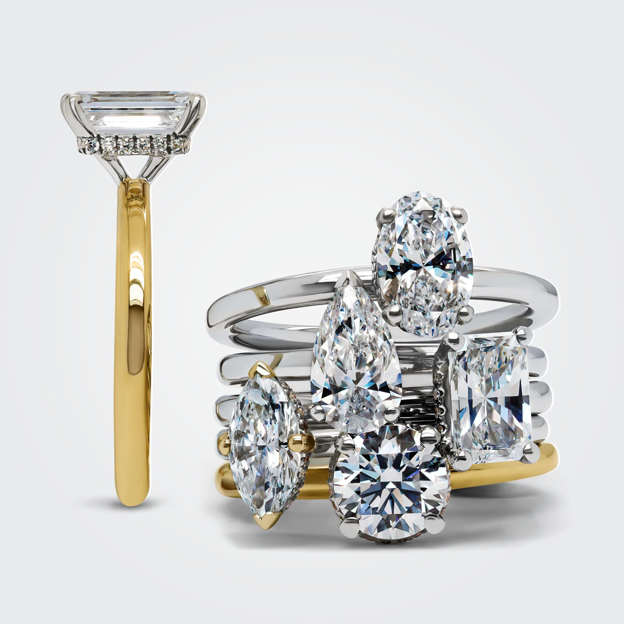 Bespoke diamond engagement rings | Hatton Garden | Alan Bick