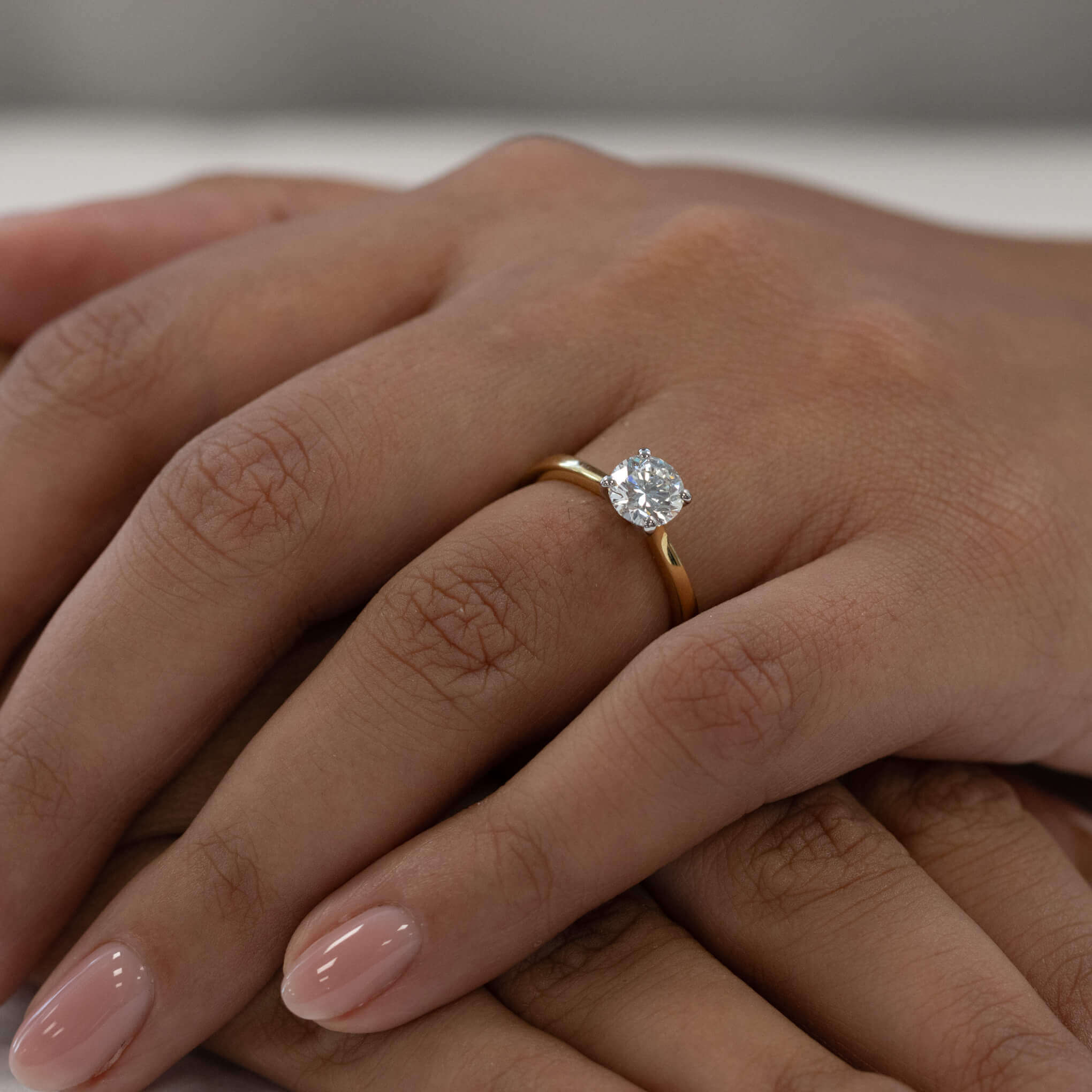 1.00ct Charlotte Round 18ct Yellow