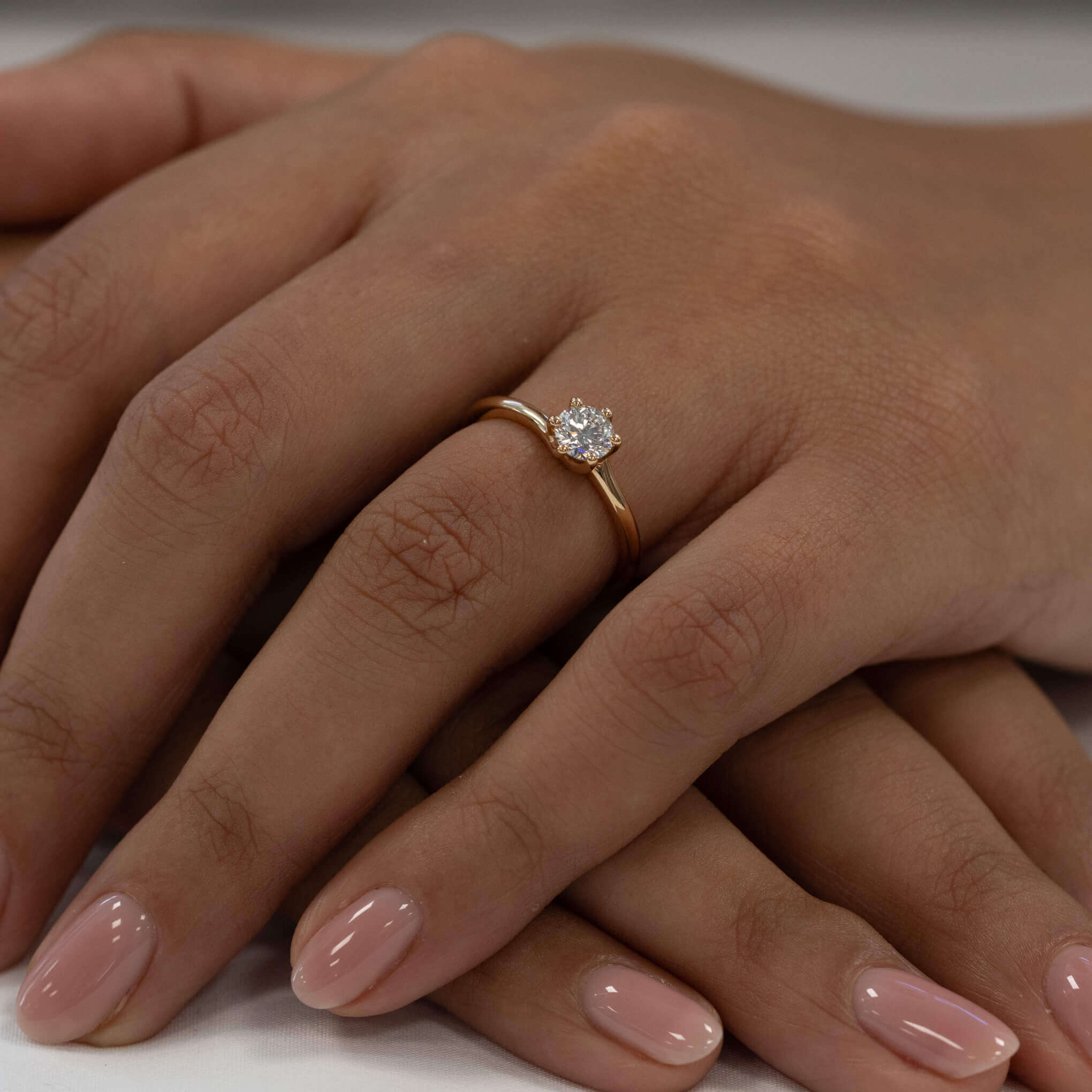Elena 18ct Yellow Round 0.50ct