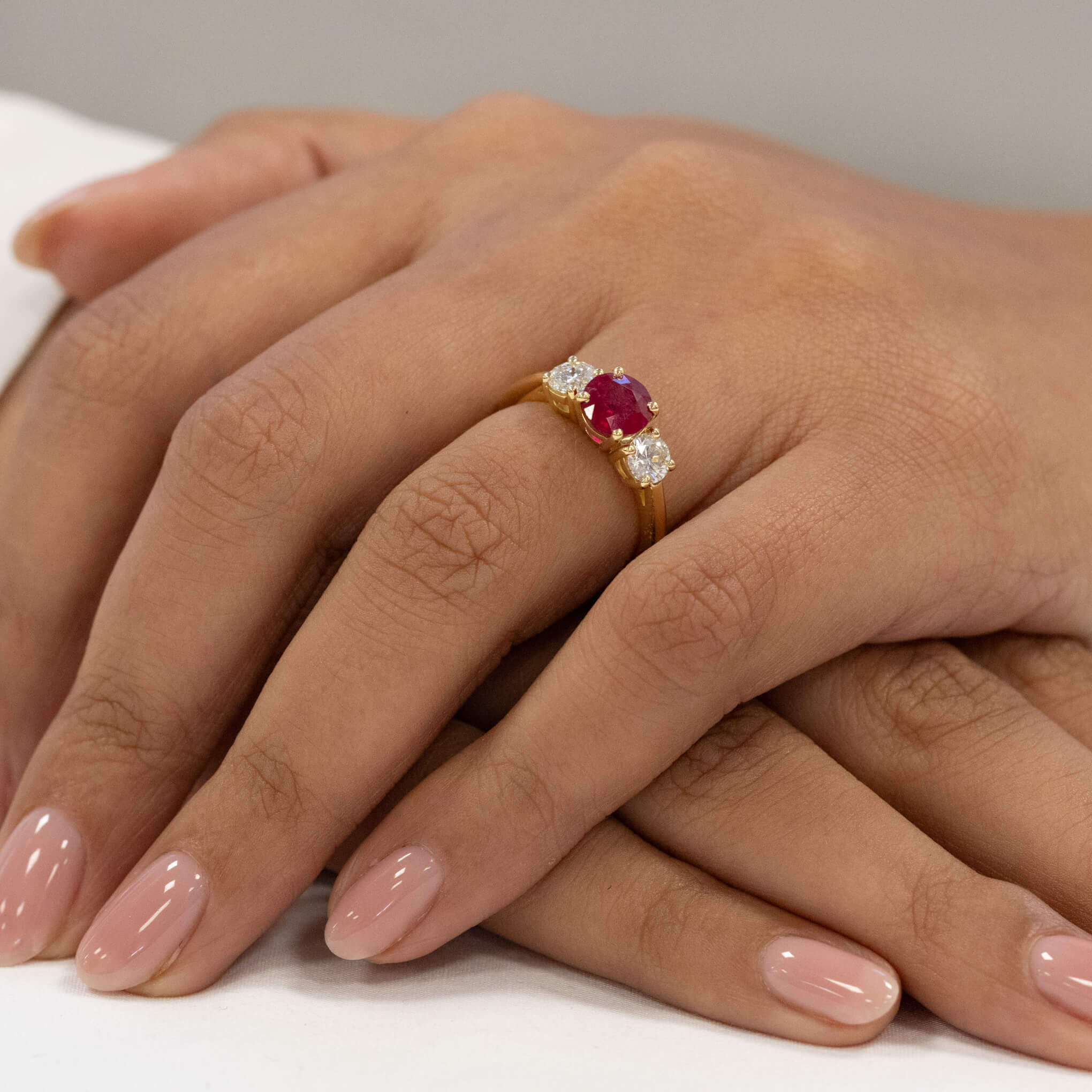 Nancy Ruby 18ct Yellow