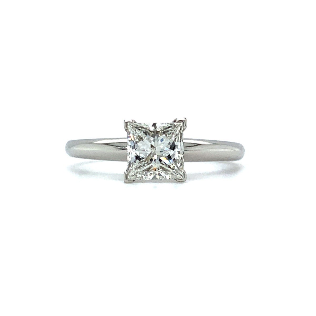 Cruz Princess Cut Diamond Solitaire Engagement Ring