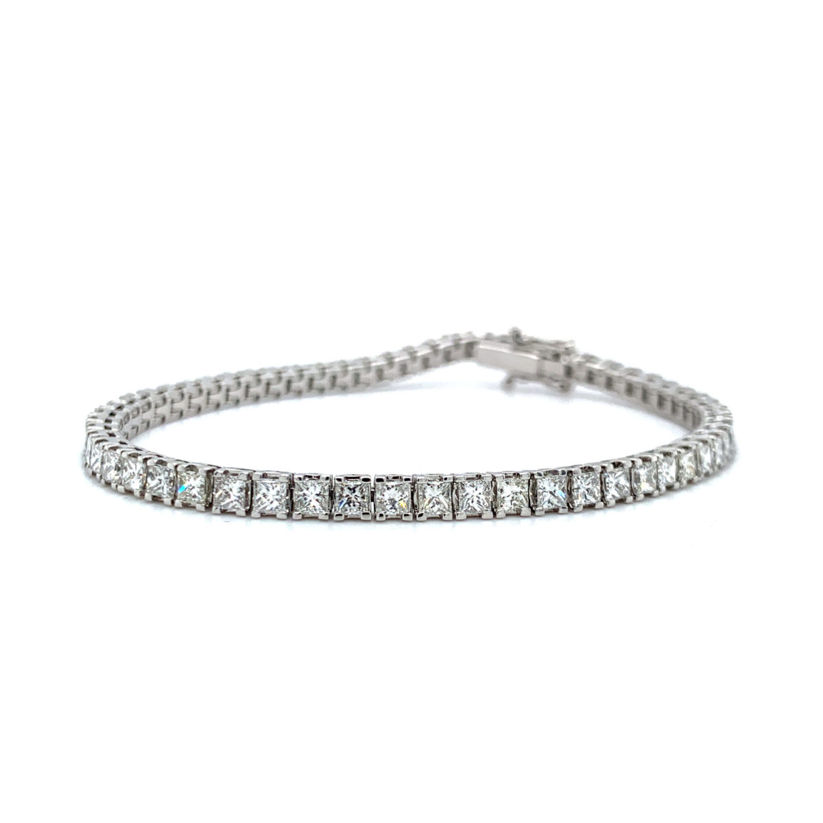 Darcie Princess Cut Diamond Claw Set Tennis Bracelet