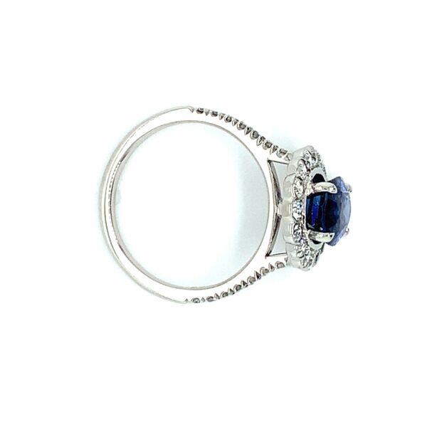 Georgia Sapphire Engagement Ring Side